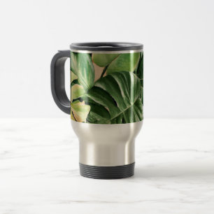Mug De Voyage Feuilles florales/hawaïennes/tropicales