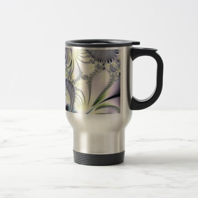 Mug De Voyage Feuilles violets (Droit)