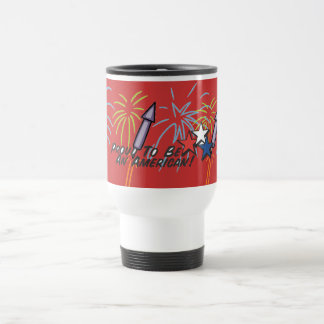 Mug De Voyage Fier Américain -