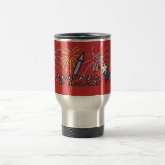Mug De Voyage Fier Américain -