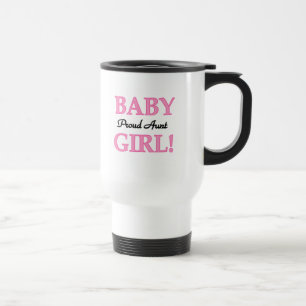 Mug De Voyage Fier Tante Bébé Fille T-shirts et cadeaux
