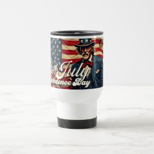 Mug De Voyage Fière âme du 4 juillet
