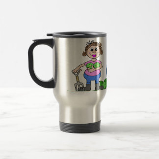 Mug De Voyage Fière jardinière féminine