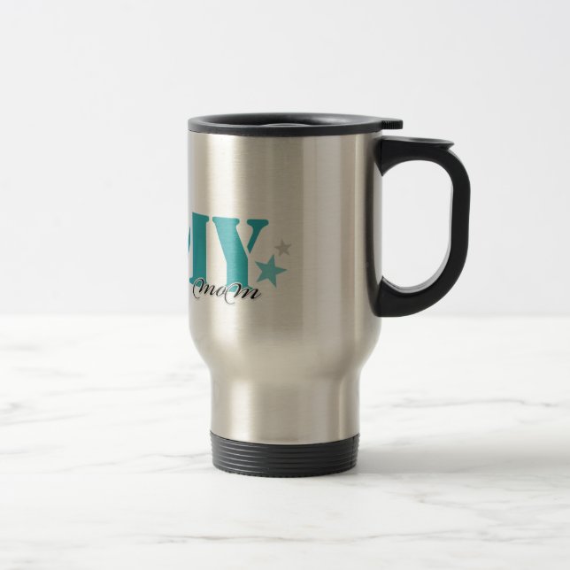Mug De Voyage Fière maman de l'armée (Droit)