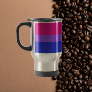Mug De Voyage Fièrement Bi et Audacieux