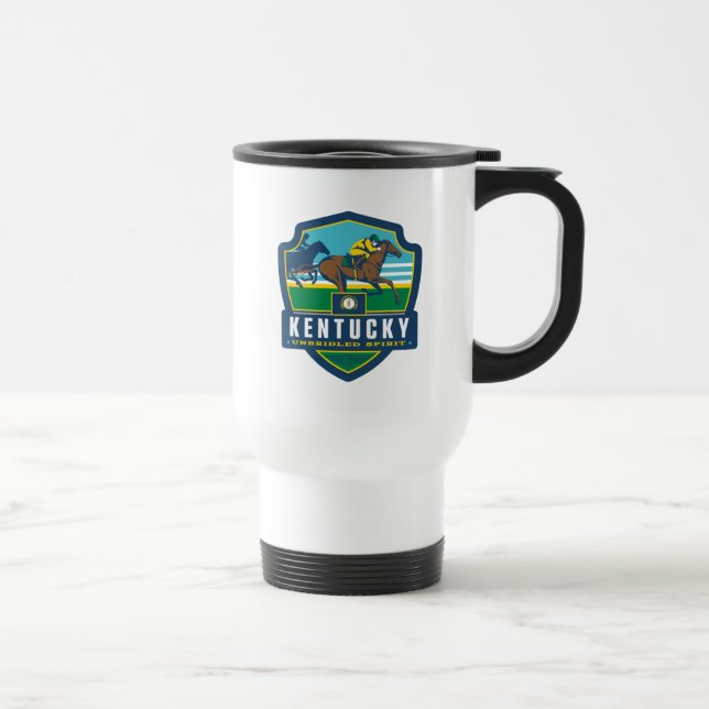 Mug De Voyage Fierté de l'État | Kentucky (Droite)