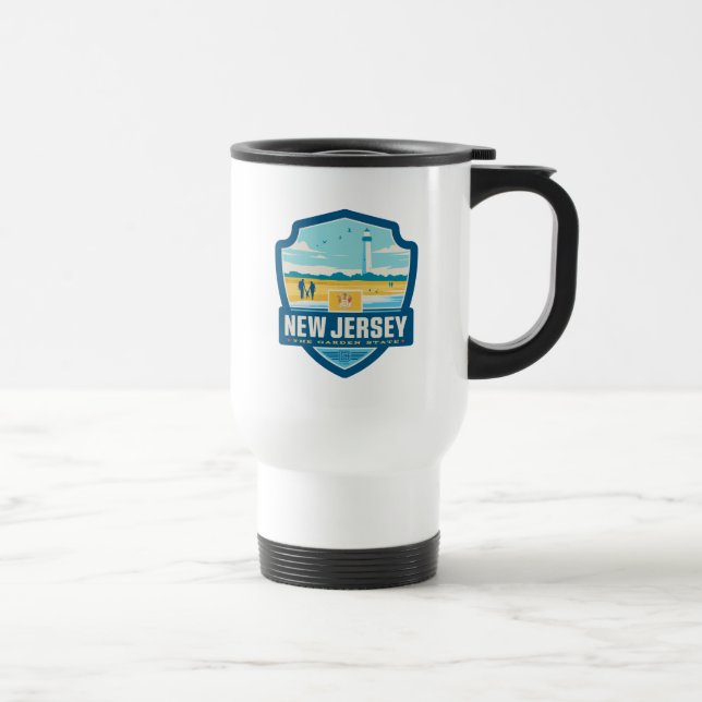 Mug De Voyage Fierté de l'État | New Jersey (Droite)
