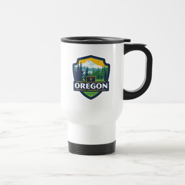 Mug De Voyage Fierté de l'État | Oregon (Droite)