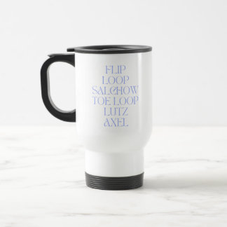 Mug De Voyage Figure Patinage Jumps Voyage Mug
