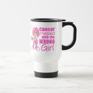 Mug De Voyage Fille 1 de combat de cancer du sein