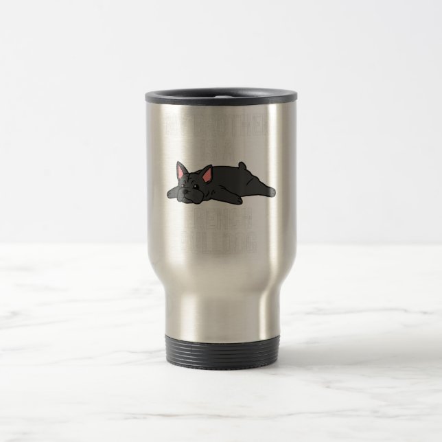 Mug De Voyage Fille Amer Chien-taureau Française Tumbler | Cadea (Centre)