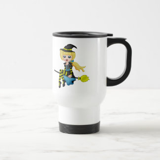 Mug De Voyage Fille de sorcière de Halloween