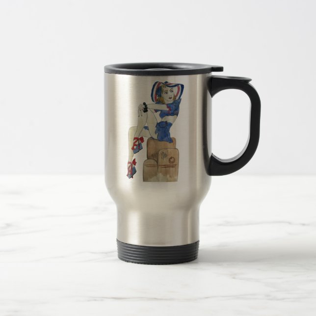 Mug De Voyage Fille de voile (Droit)