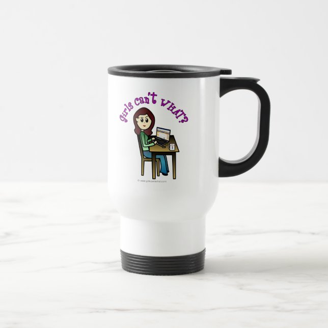 Mug De Voyage Fille informatique légère (Droite)