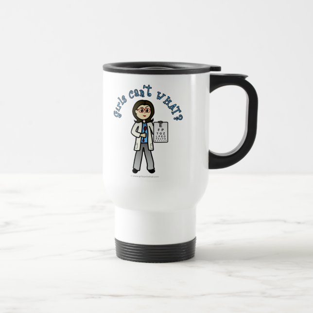 Mug De Voyage Fille optométriste légère (Droite)