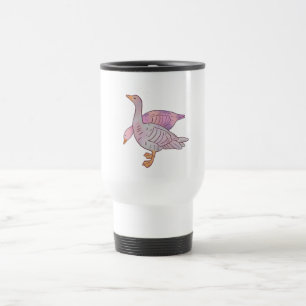 Mug De Voyage Filles d'oies   Duo d'oies de l'art folklorique fa