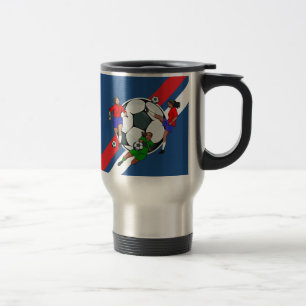 Mug De Voyage Filles personnalisées Concepteur de football