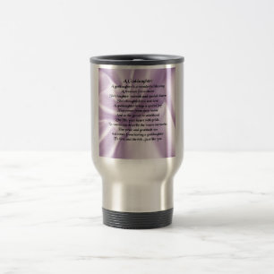 Mug De Voyage Filleule en soie lilas