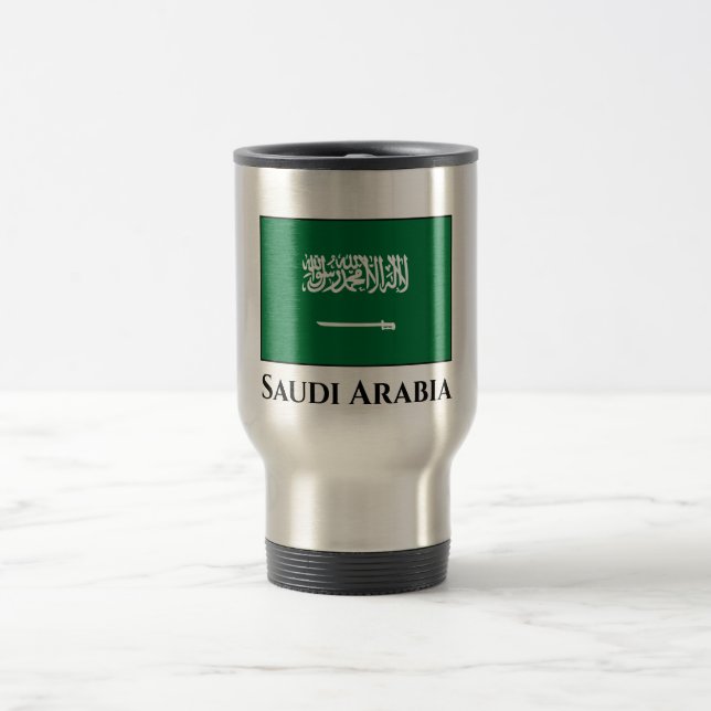 Mug De Voyage Flag d'Arabie saoudite (Centre)