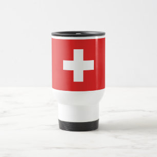 Mug De Voyage Flag of Switzerland - Suisse - Suisse - Svizzera