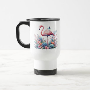 Mug De Voyage Flamingo Rose Sublimation