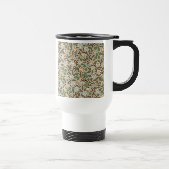Mug De Voyage Fleur botanique de trèfle William Morris (Droite)