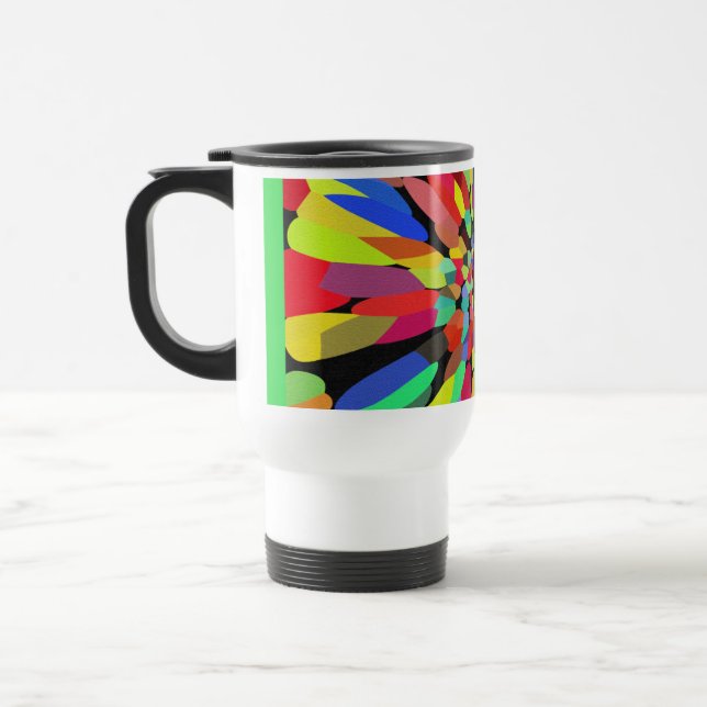 Mug De Voyage Fleur Confetti (Gauche)