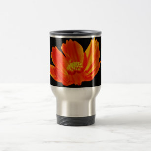Mug De Voyage Fleur Cosmos orange