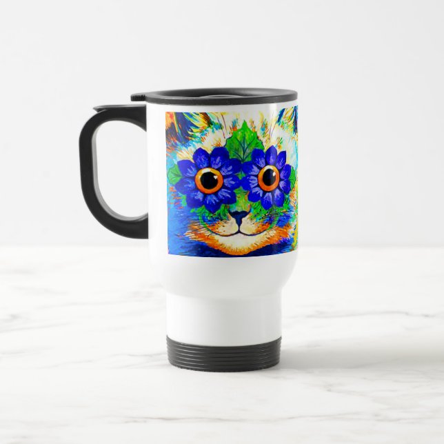 Mug De Voyage Fleur de chat (Gauche)