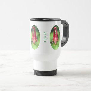 Mug De Voyage Fleur de colonne sauvage personnalisée