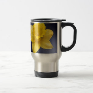Mug De Voyage Fleur de Narcisse jaune peinture à l'aquarelle flo