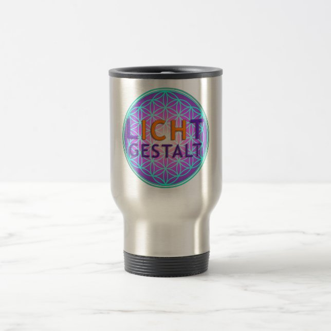 Mug De Voyage Fleur de vie Lichtgestalt (Centre)