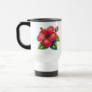 Mug De Voyage Fleur d'Hibiscus