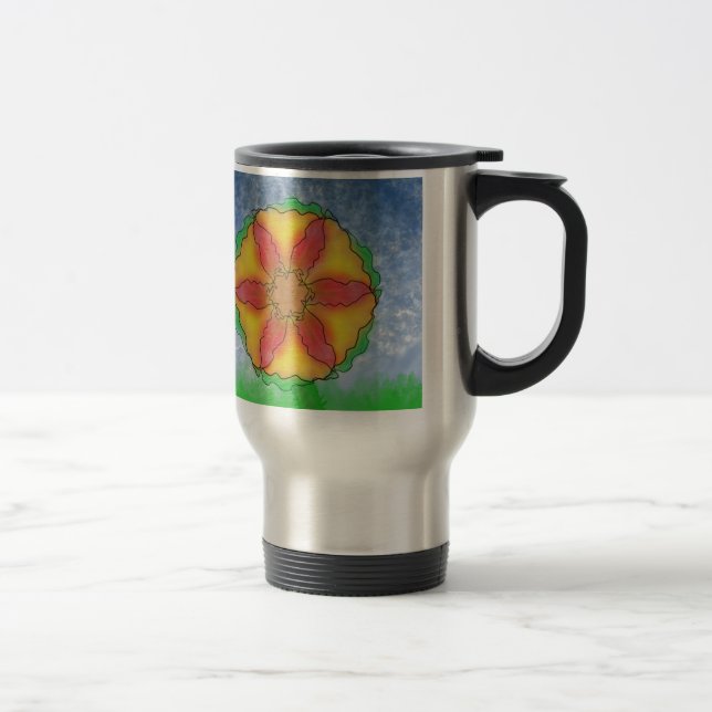 Mug De Voyage Fleur impeccable (Droit)