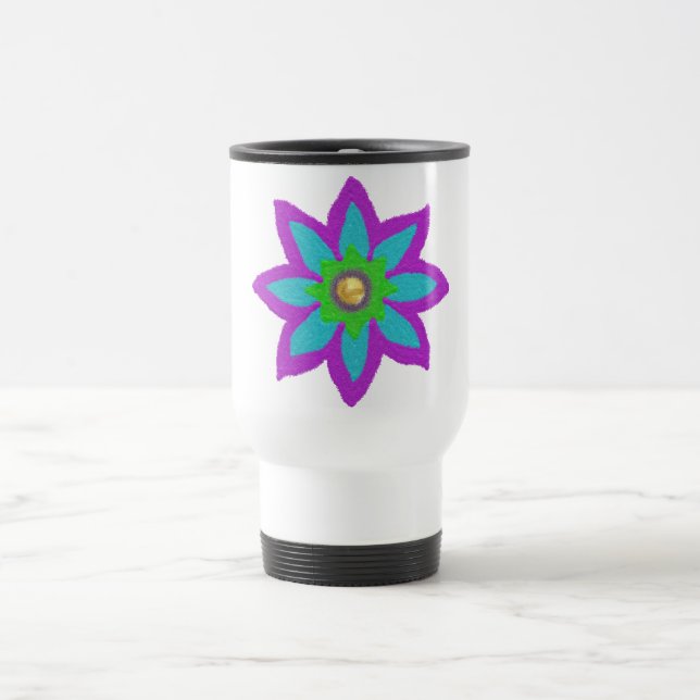 Mug De Voyage Fleur mousseuse Aïd (Centre)