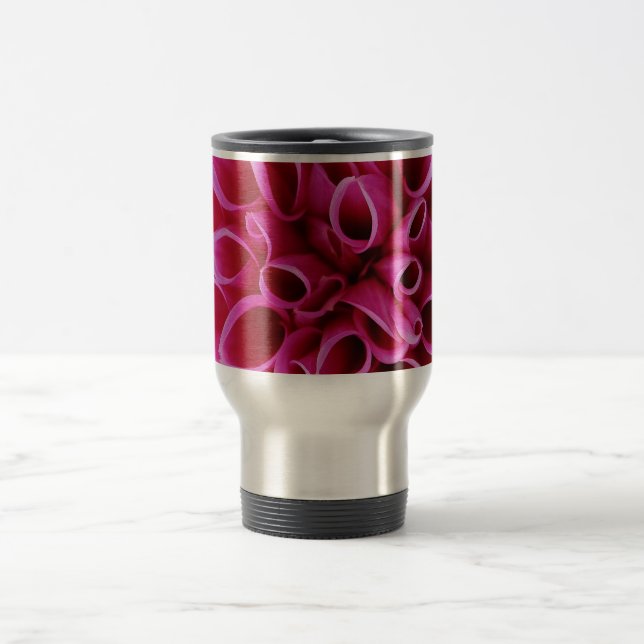 Mug de voyage Fleur Rose  (Centre)