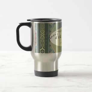 Mug De Voyage Fleur sauvage de mariage personnalisé