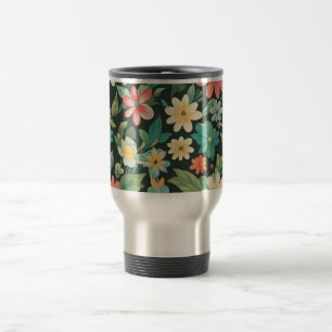 Mug De Voyage Fleurs Colorées/Printemps