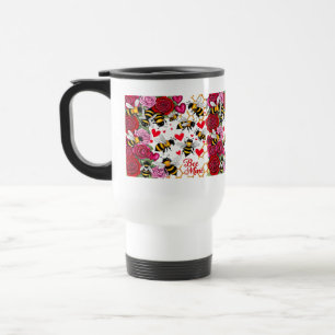 Mug De Voyage Fleurs d'abeilles