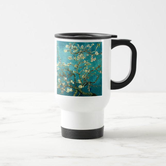 Mug De Voyage Fleurs d'amandier de Van Gogh Impressionnisme clas (Droite)