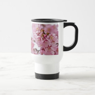 Mug De Voyage Fleurs de cerisier Sakura rose pâle