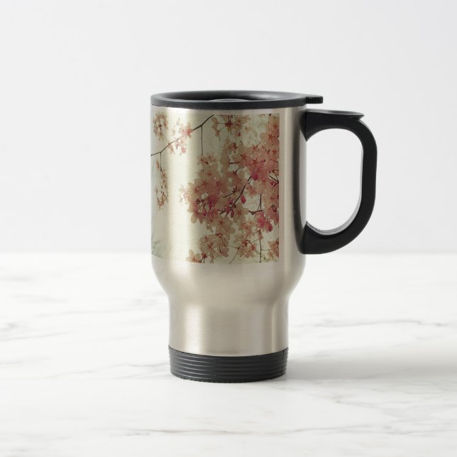 Mug De Voyage Fleurs de cerisiers (Droit)