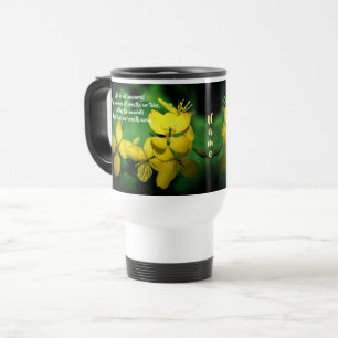 Mug De Voyage Fleurs de devis inspirantes de vie personnalisées