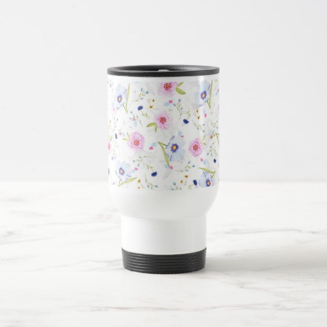 Mug De Voyage Fleurs de Jardin fraîches (Centre)
