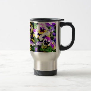 Mug De Voyage fleurs de pensée