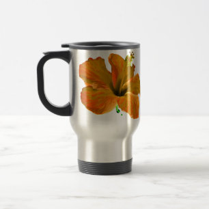 Mug De Voyage Fleurs oranges de ketmie