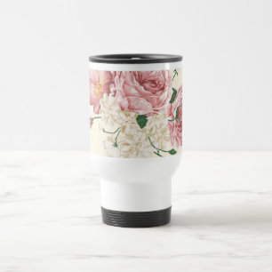 Mug De Voyage Fleurs vintages élégantes