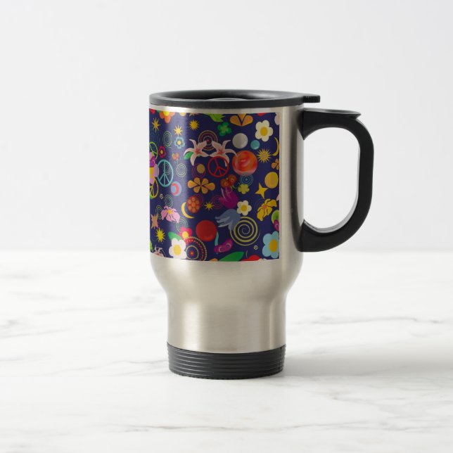 Mug De Voyage Floral boho (Droit)