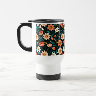 Mug De Voyage Floral Fleurs exotiques Motif-24190