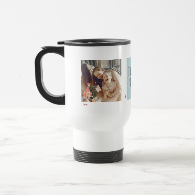 Mug De Voyage Floral&Memorial Photo Fête des mères  (Gauche)